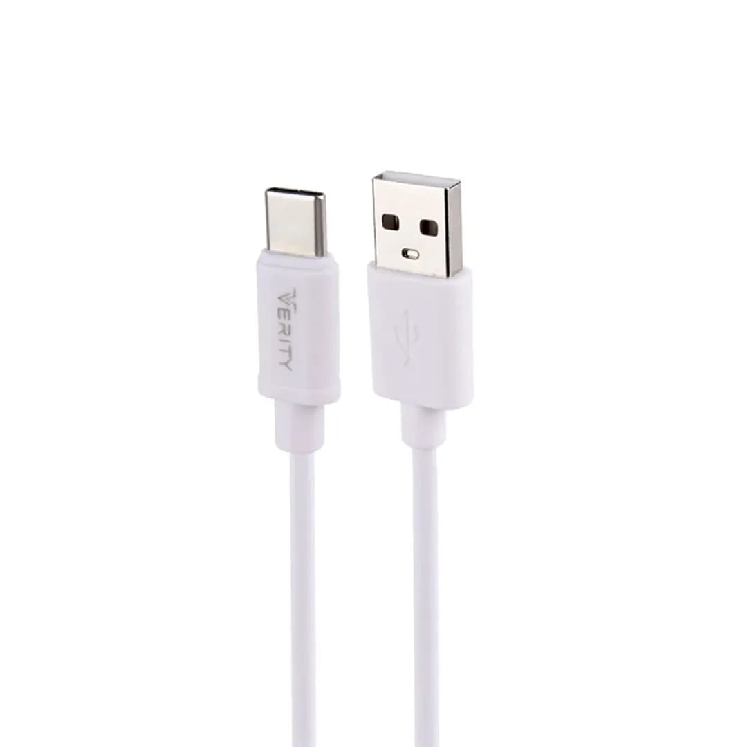 کابل دیتا و شارژ USB به Type-C وریتی مدل CB 3150T-W