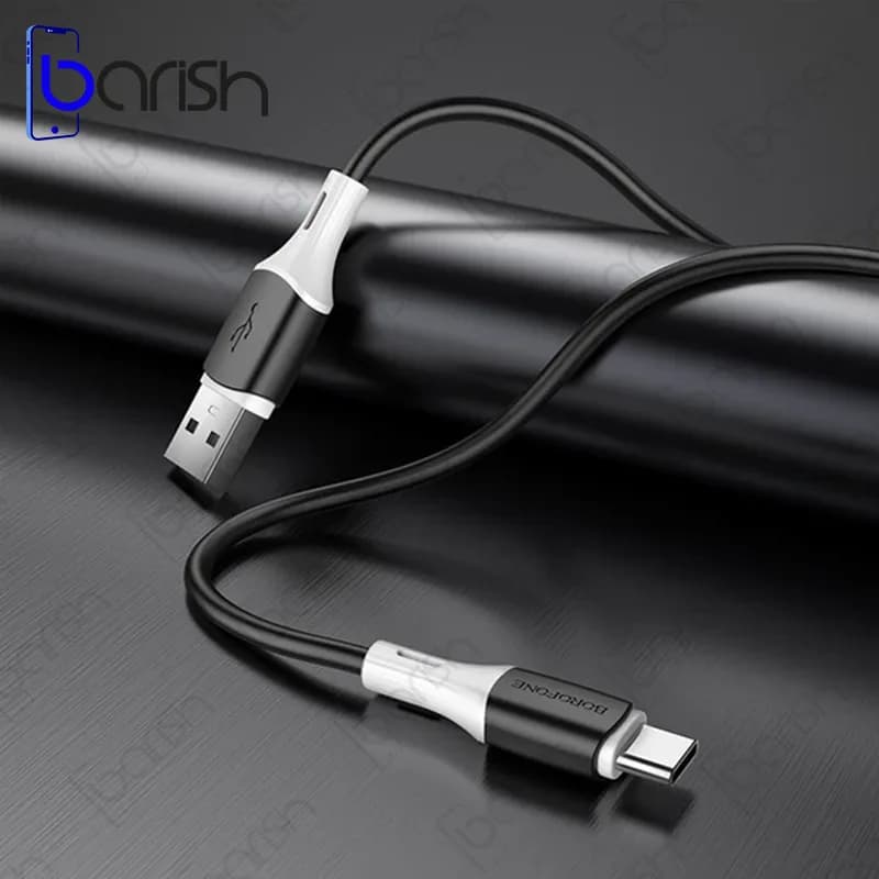 کابل دیتا و شارژ USB به Type-C بروفون مدل BX79 — تصویر ۵