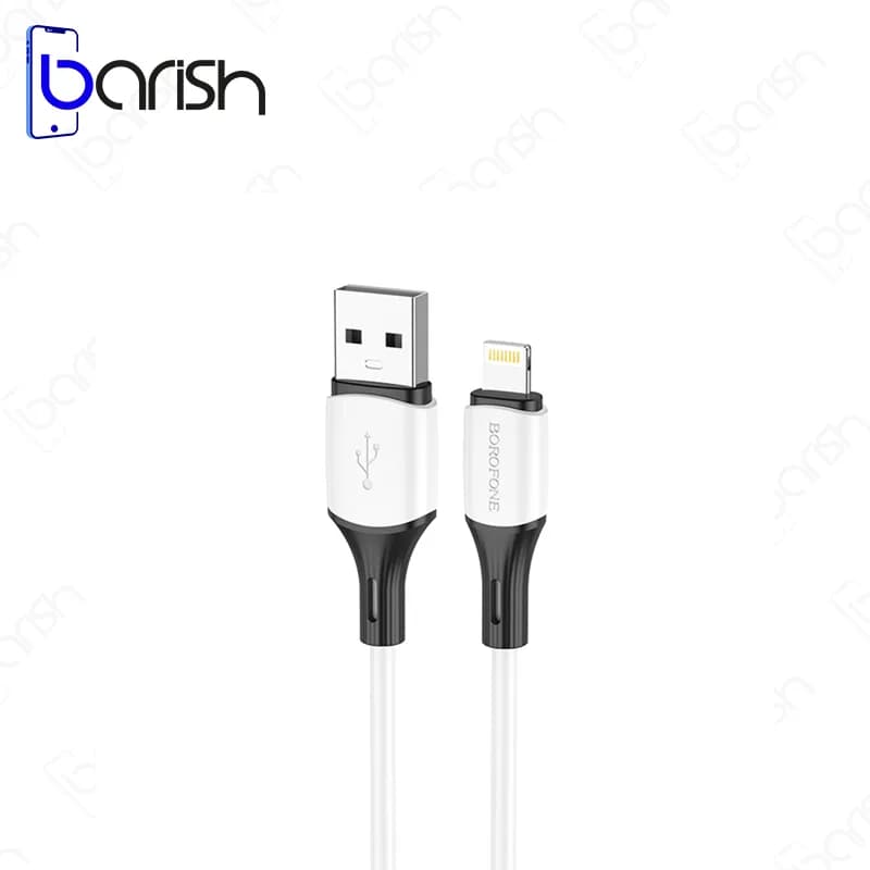 کابل دیتا و شارژ USB به لایتنینگ بروفون مدل BX79