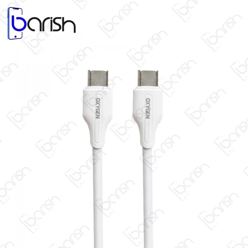کابل دیتا و شارژ 65 وات دو سر Type-C اکسیژن مدل X4