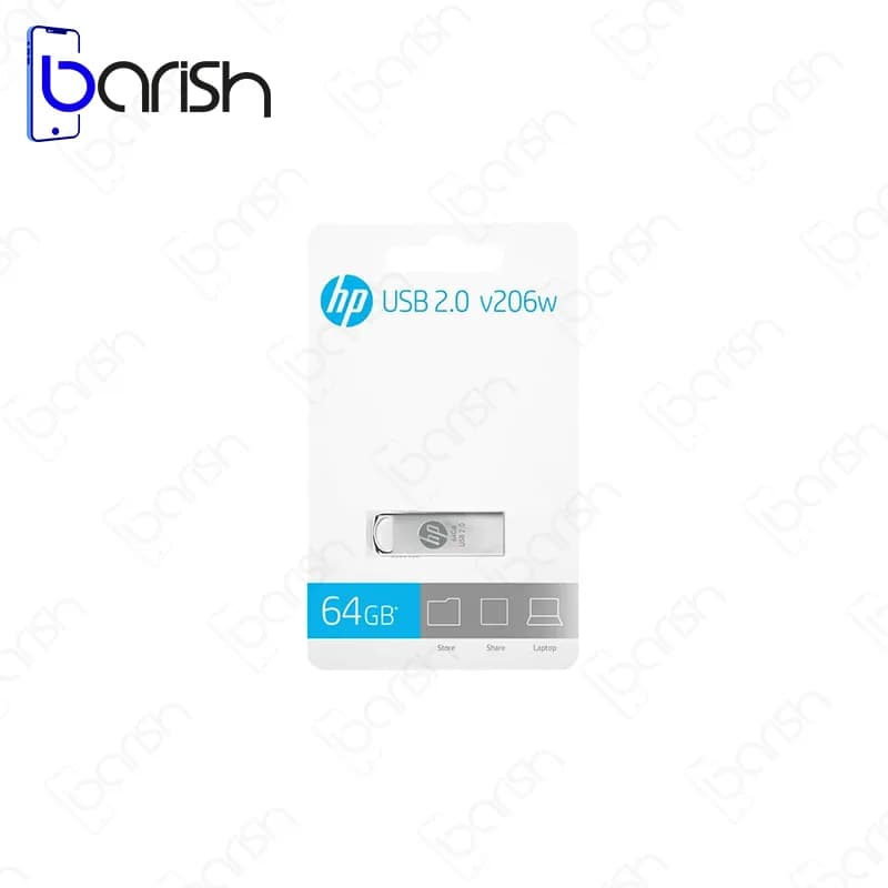 فلش مموری HP مدل V206W ظرفیت 64 گیگابایت USB2.0 — تصویر ۵