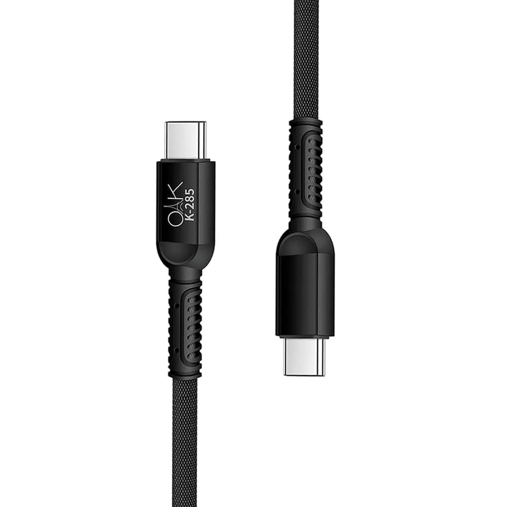+ قیمت کابل تایپ سی به تایپ سی (USB-C) OAK مدل K-285