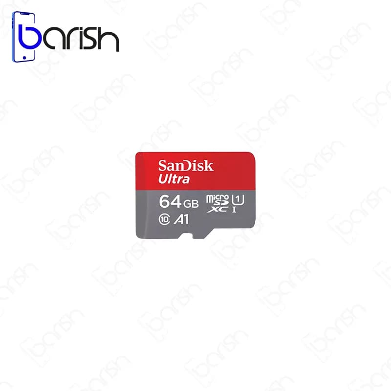 کارت حافظه میکرو SD سن دیسک مدل Ultra A1 ظرفیت 64 گیگابایت
