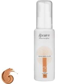 راکوتن ضدآفتاب فلوئیدی پوست چرب و جوشدار بژ طبیعی SPF 50