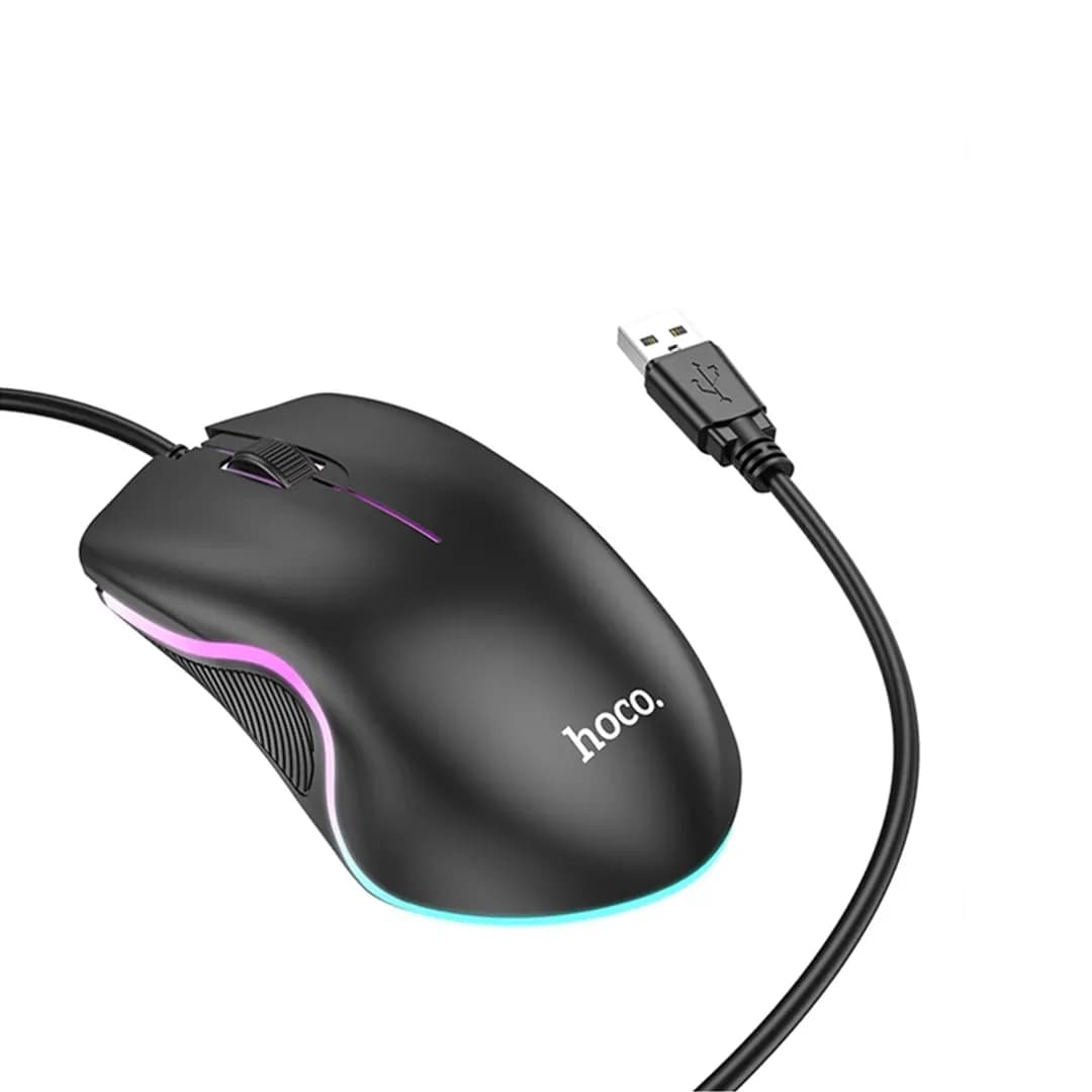 موس گیمینگ سیمی RGB هوکو مدل GM19 — تصویر ۲