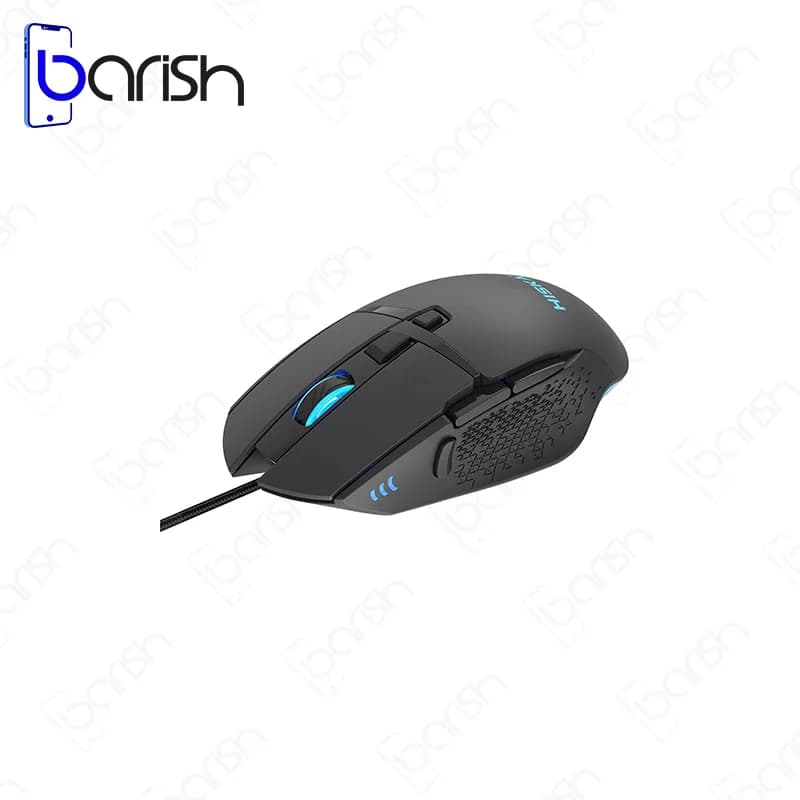 موس گیمینگ سیمی RGB هیسکا مدل HX-MOG335 — تصویر ۲