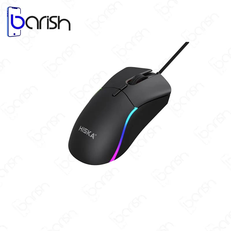 موس گیمینگ سیمی RGB هیسکا مدل HX-MOG340 — تصویر ۳