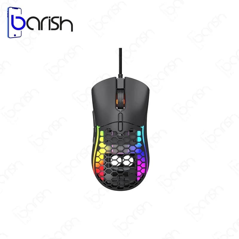 موس گیمینگ سیمی RGB هیسکا مدل HX-MOG340 — تصویر ۲