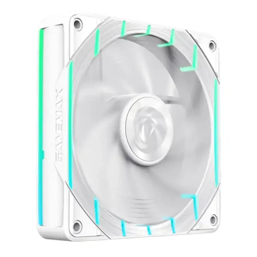 فن کیس برند GAMEMAX مدل Tornado T12 ARGB White — تصویر ۳