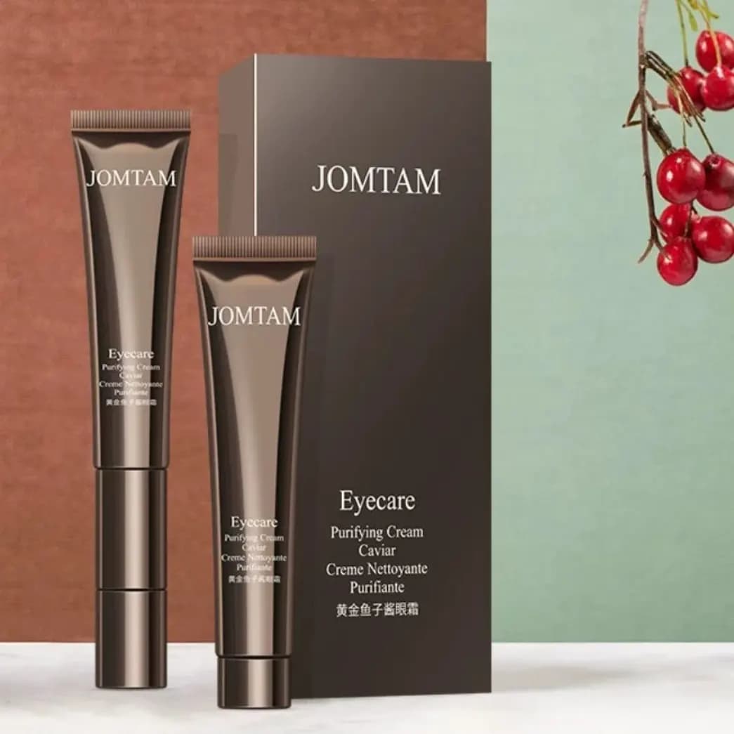 کرم 2 تایی دورچشم خاویار ویبره دار جام تام Jomtam — تصویر ۳