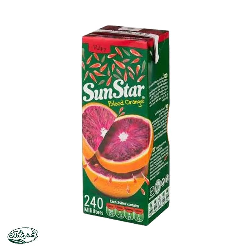 سان استار پالپی پرتقال خونی 240م