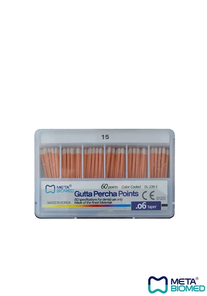 گوتا پرکا متا 6 درصد – Gutta Percha Points .06 Meta — تصویر ۲