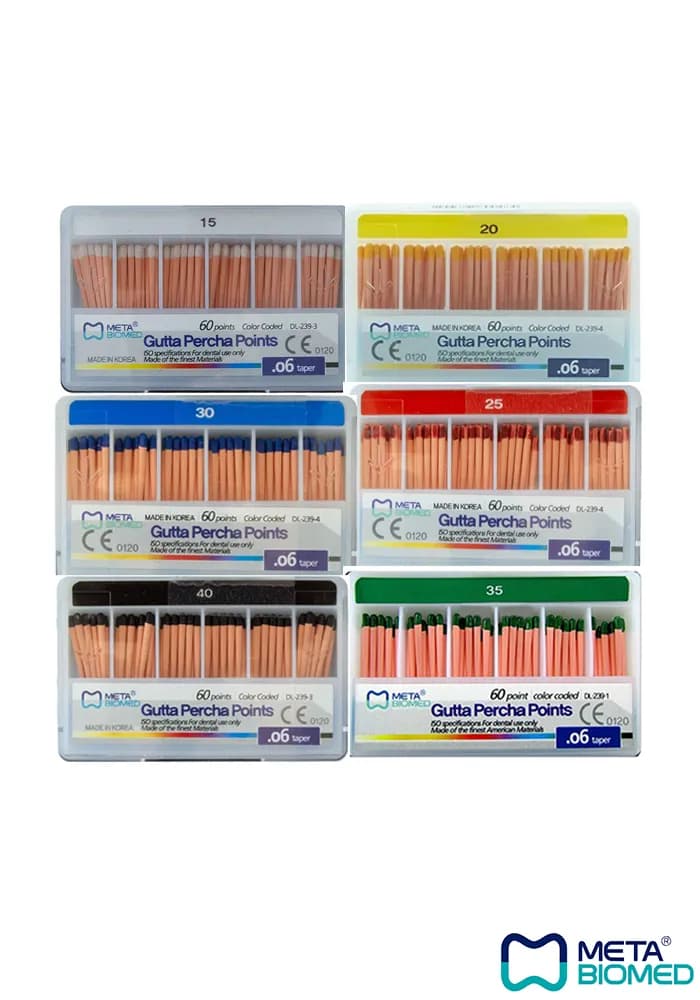 گوتا پرکا متا 6 درصد – Gutta Percha Points .06 Meta