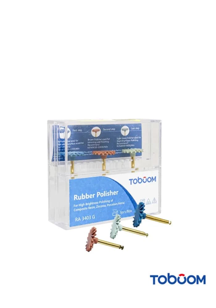 کیت 3 عددی دیسک خورشیدی چند منظوره _ Rubber Polisher Multipurpose