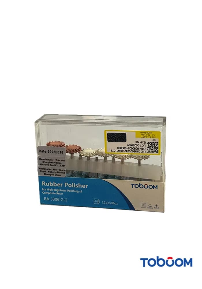 کیت دیسک خورشیدی رزین کامپوزیت 12عددی – Rubber Polisher kit — تصویر ۲