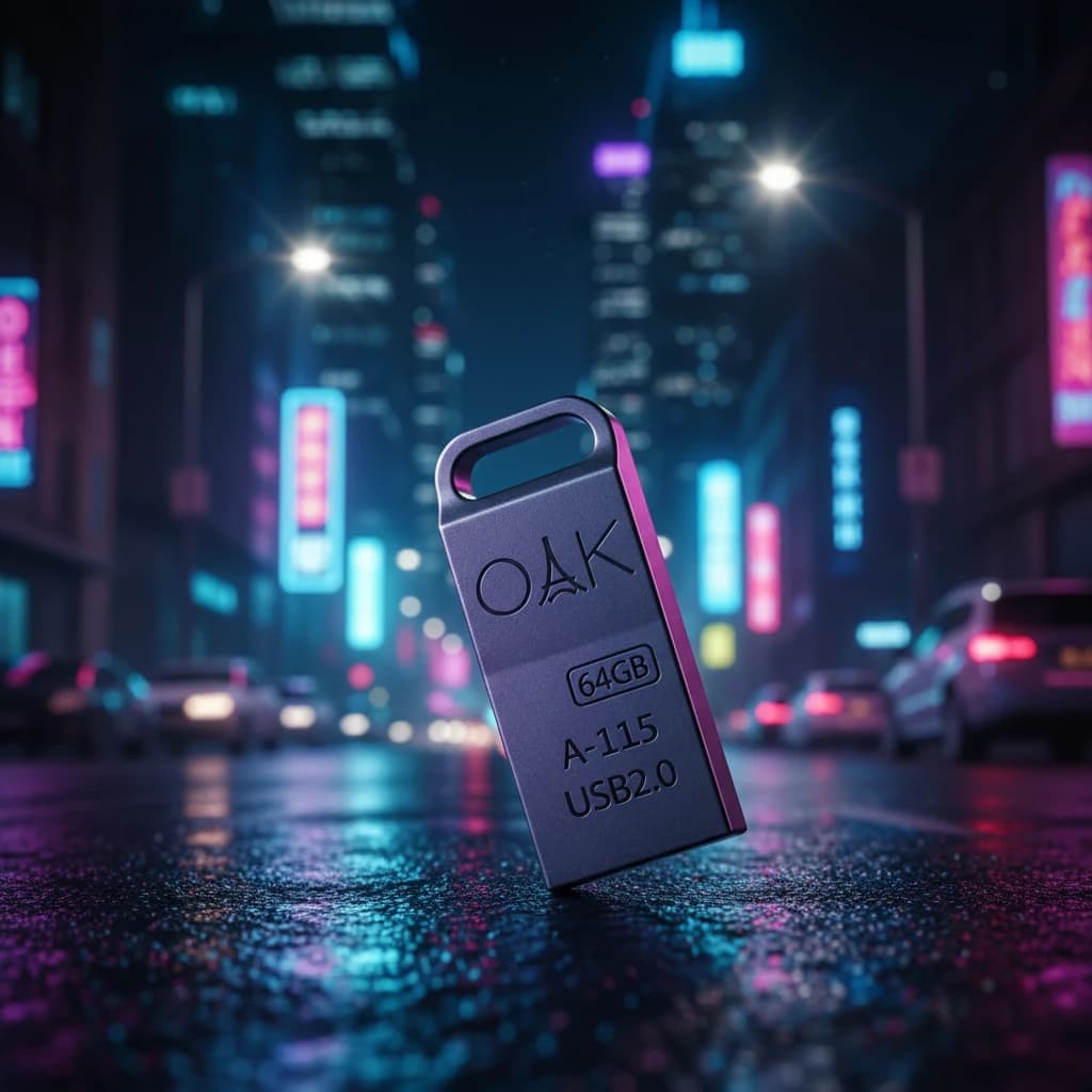 فلش مموری OAK A-115 ظرفیت 64 گیگابایت | USB 2.0، فروش اقساطی — تصویر ۵
