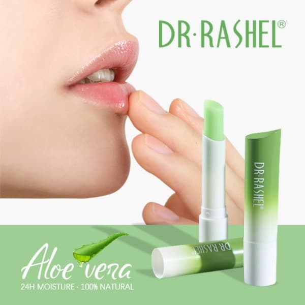 بالم لب آلوئه‌ورا دکتر راشل نرم کننده و مرطوب کننده قوی لب Dr.Rashel Aloe Vera