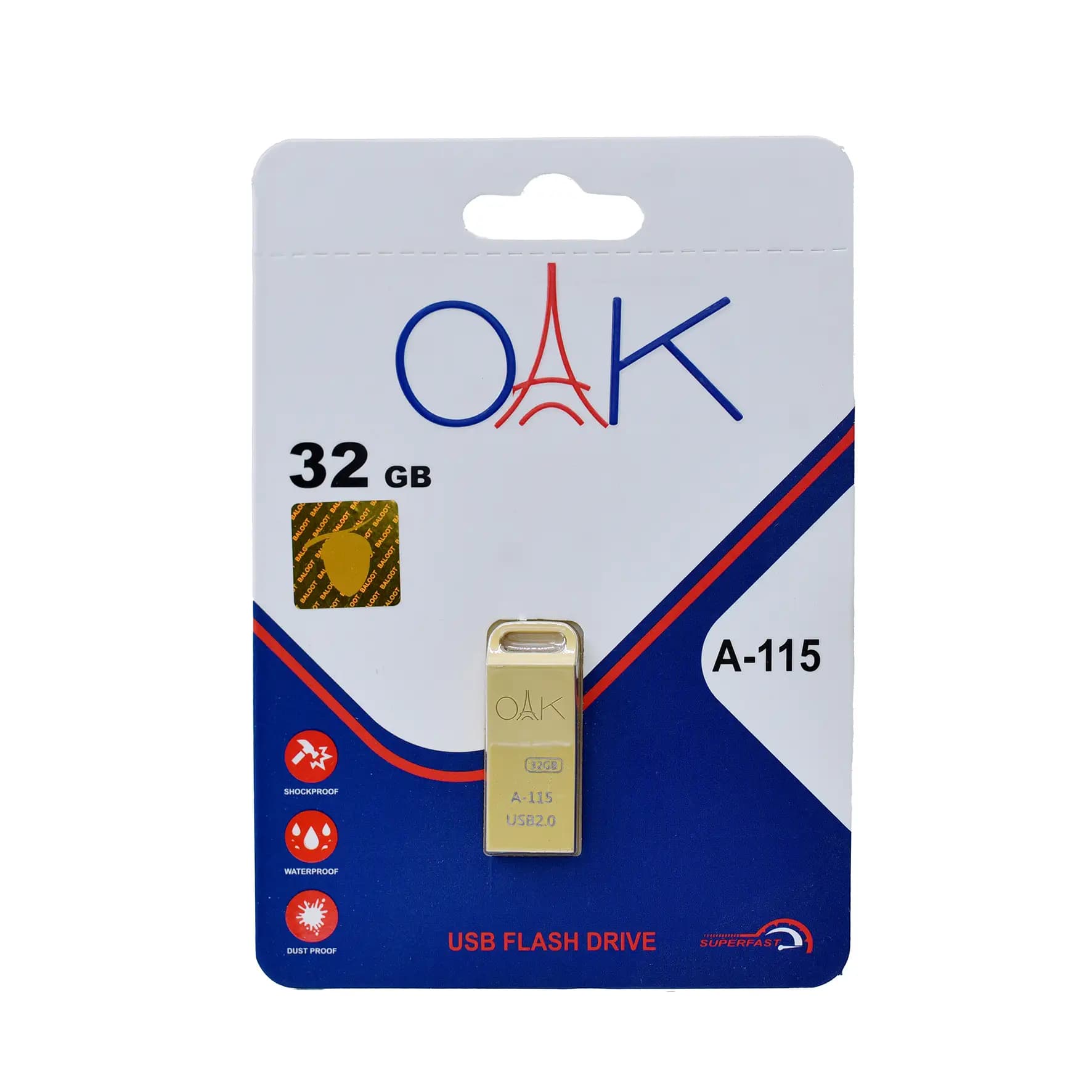 فلش مموری OAK A-115 ظرفیت 32 گیگابایت | USB 2.0+ اقساطی — تصویر ۷