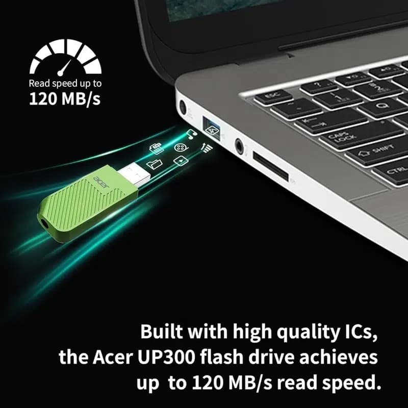 فلش مموری ایسر مدل UP300 ظرفیت 32 گیگابایت با رابط USB3.2 Gen1 — تصویر ۷