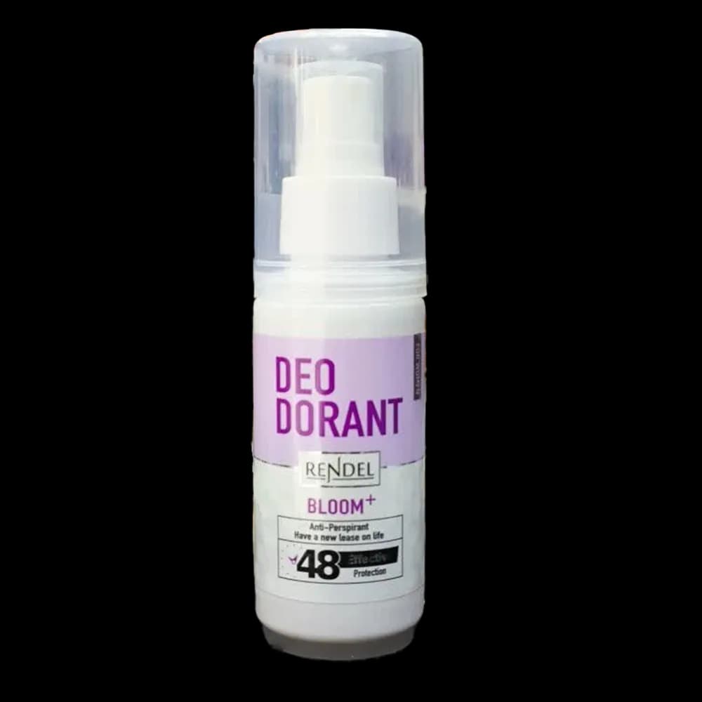 مام اسپری ضد تعریق زنانه رندل (Rendel) مدل Bloom Plus حجم 90 میل – خوشبو کننده، ضد تعریق و ماندگار با رایحه گلی