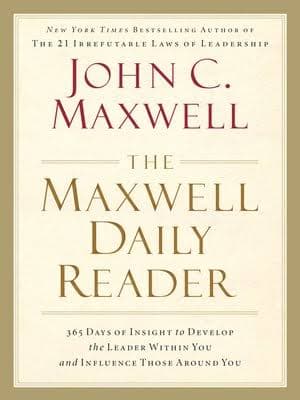 کتاب The Maxwell Daily Reader (خواندنیهای روزانه ماکسول) نسخه انگلیسی PDF | جان سی. ماکسول