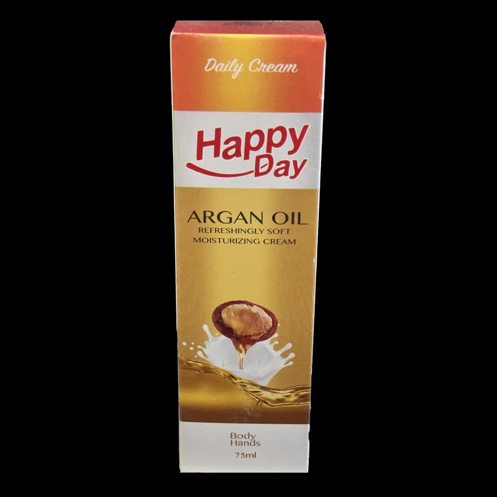 کرم مرطوب‌کننده و آبرسان آرگان هپی‌ دی (Happy Day) حجم ۷۵ میلی‌لیتر