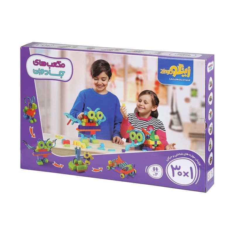 بازی فکری مکعب جادویی 1*30 زینگو