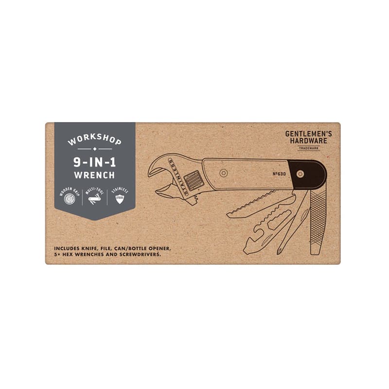 ابزار چندکاره جنتلمنز هاردور مدل Wrench Multi Tool 9 in 1 — تصویر ۲