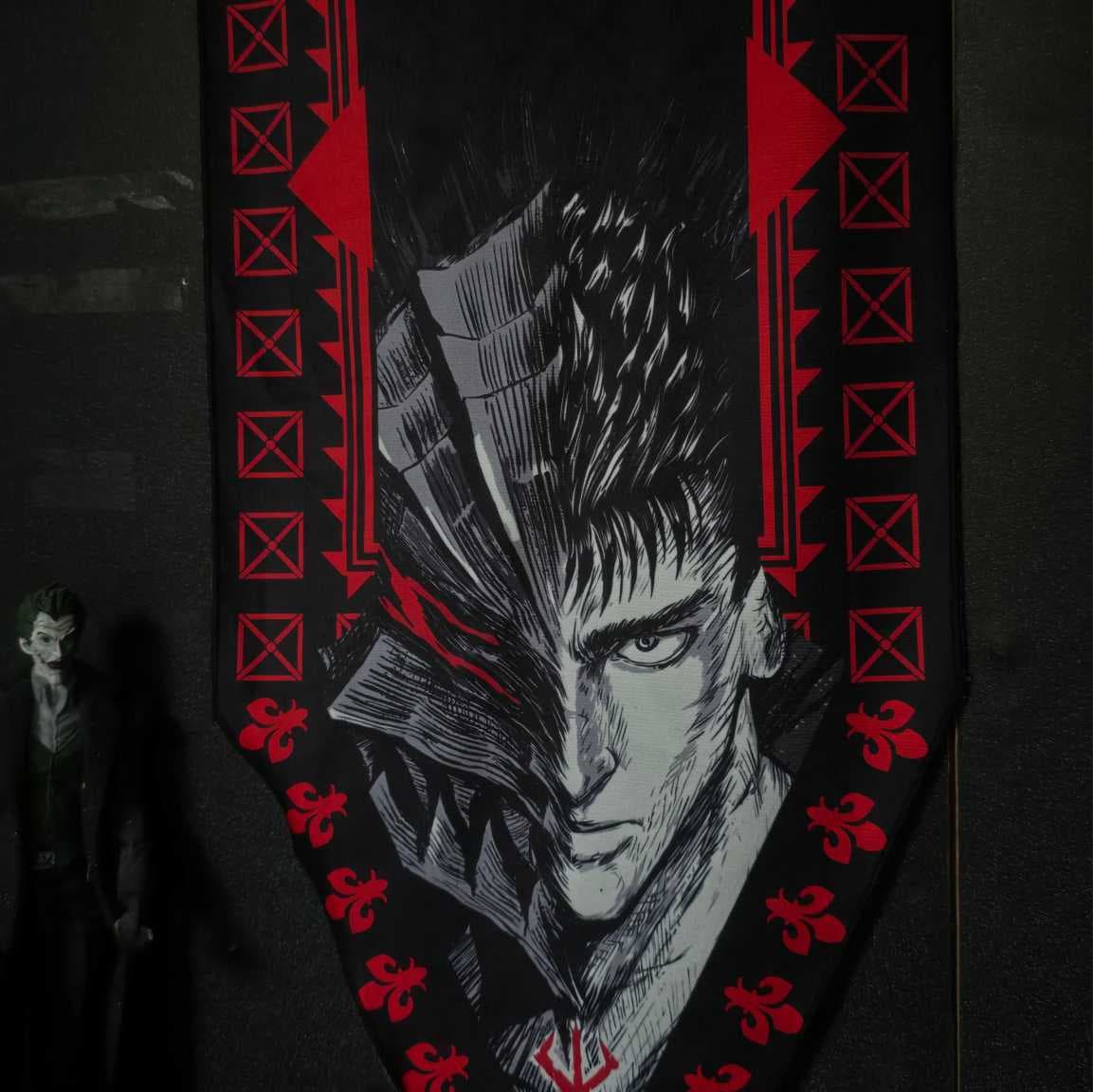 پرچم آویز دکوراتیو گاتس برزرک | Guts – Berserk — تصویر ۲