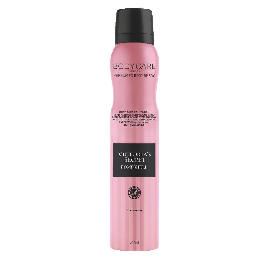 اسپری بدن زنانه بادی کر مدل ویکتوریا سکرت Body Care حجم 200 میل
