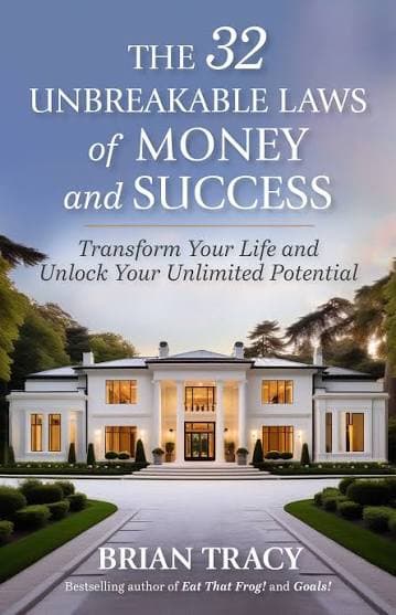 کتاب The 32 Unbreakable Laws of Money and Success (۳۲ قانون تغییرناپذیر پول و موفقیت) نسخه انگلیسی PDF | برایان تریسی