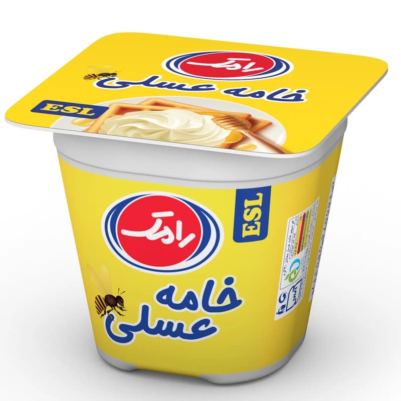خامه عسلی 100 گرم رامک