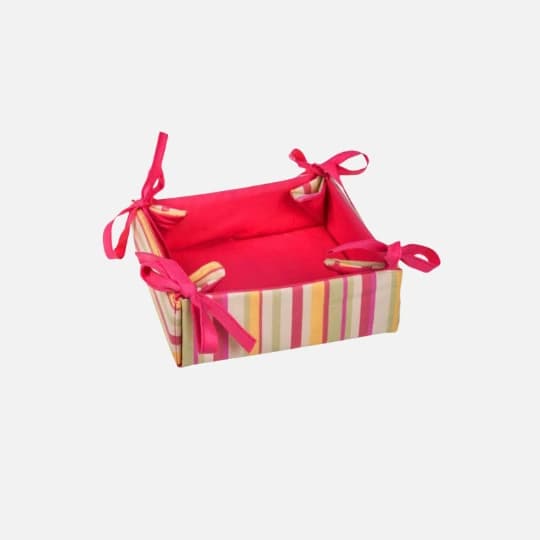 سبد نان کتان طرح اسپریت صورتی رزین تاژ