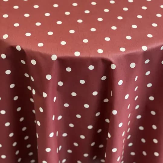 سفره چاپی رزین تاژ طرح خالدار قرمز — تصویر ۳