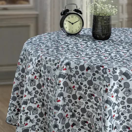 سفره چاپی رزین تاژ طرح خروس