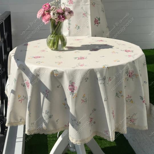 سفره چاپی رزین تاژ طرح کوبلن رزین تاژ