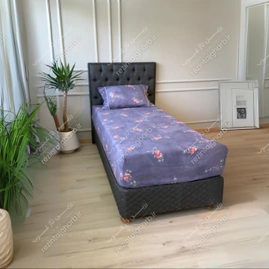 ست لحاف رانفورس کتان طرح ایزابل رزین تاژ — تصویر ۳