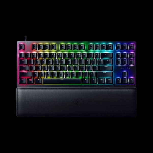 کیبورد گیمینگ ریزر مدل Razer Huntsman V2 Tenkeyless Red Switch