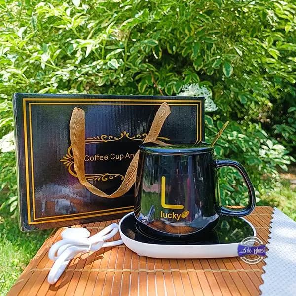 ماگ هیتردار برقی با جعبه کادویی در سه رنگ — تصویر ۳