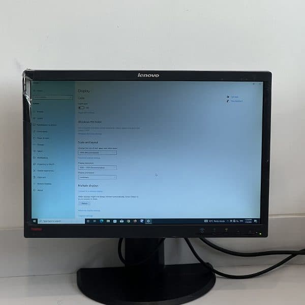 مانیتور lenovo l2251pwd گرید B کد 413 — تصویر ۳