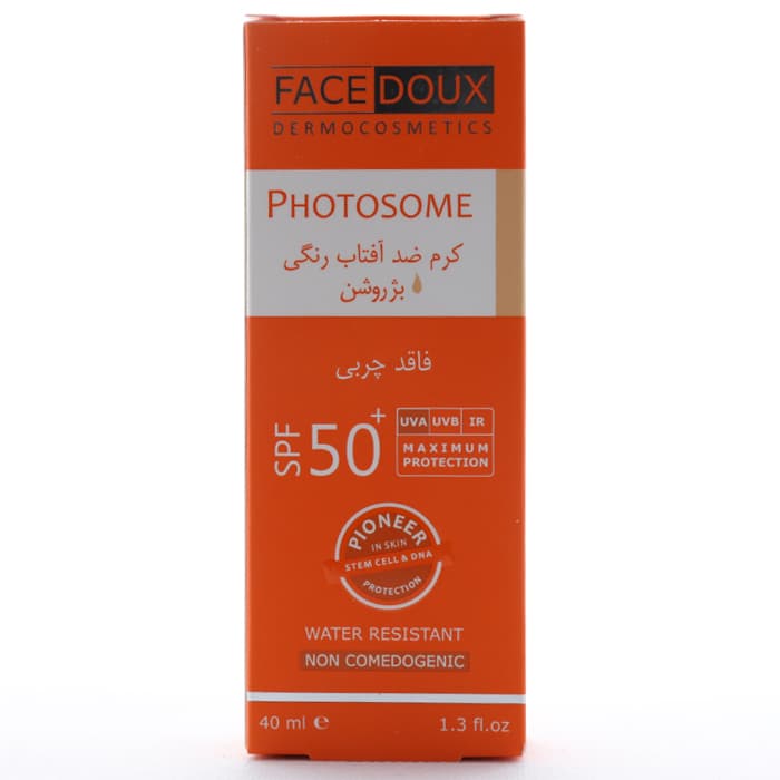 کرم ضد آفتاب SPF 50 رنگی فوتوزوم پوست چرب — تصویر ۳
