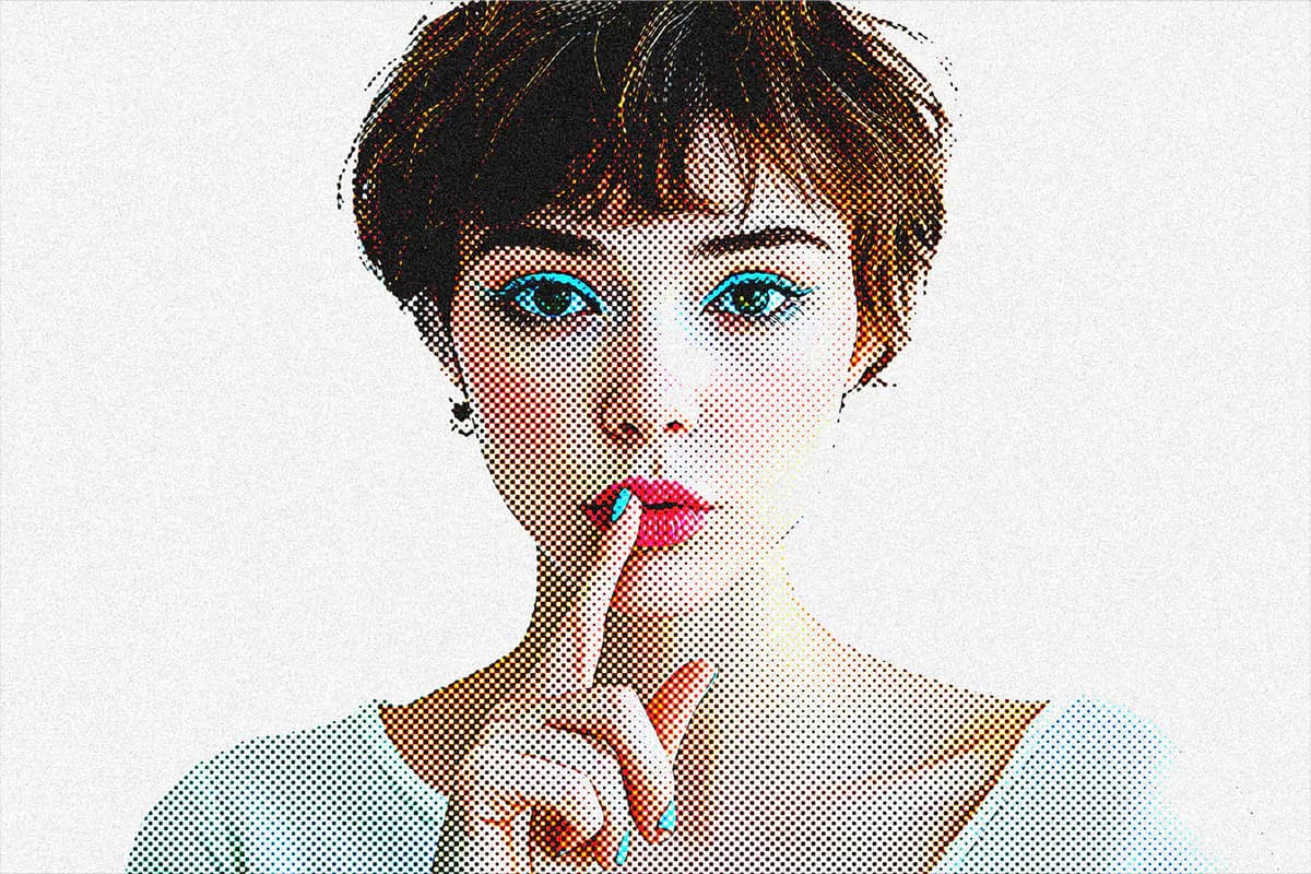 افکت عکس هنر پاپ آرت نقطه دار — تصویر ۷