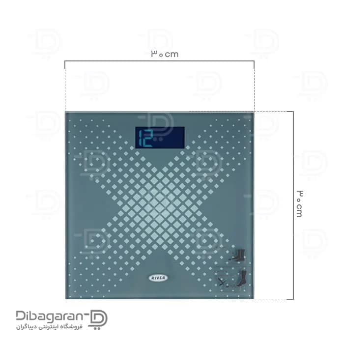 ترازو دیجیتال حمام ریور مدل 9341 — تصویر ۲