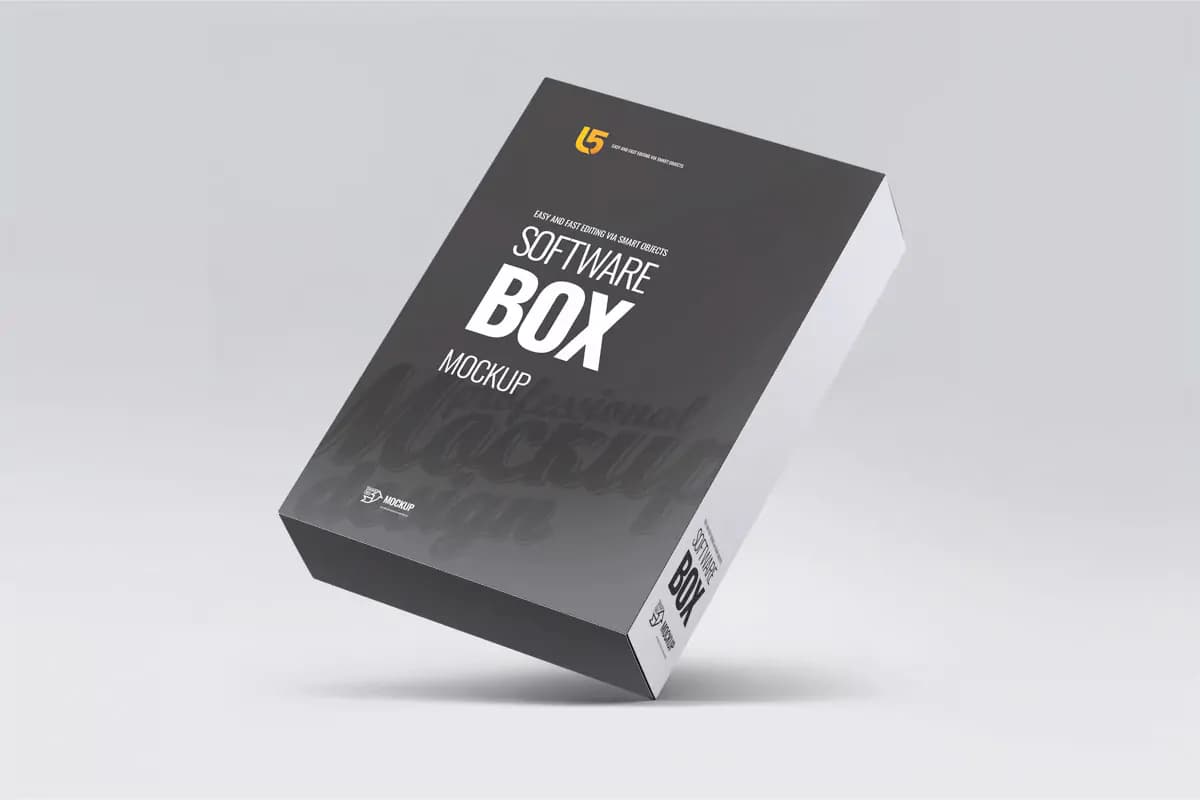 10 موکاپ جعبه نرم افزار شیک و زیبا — تصویر ۸