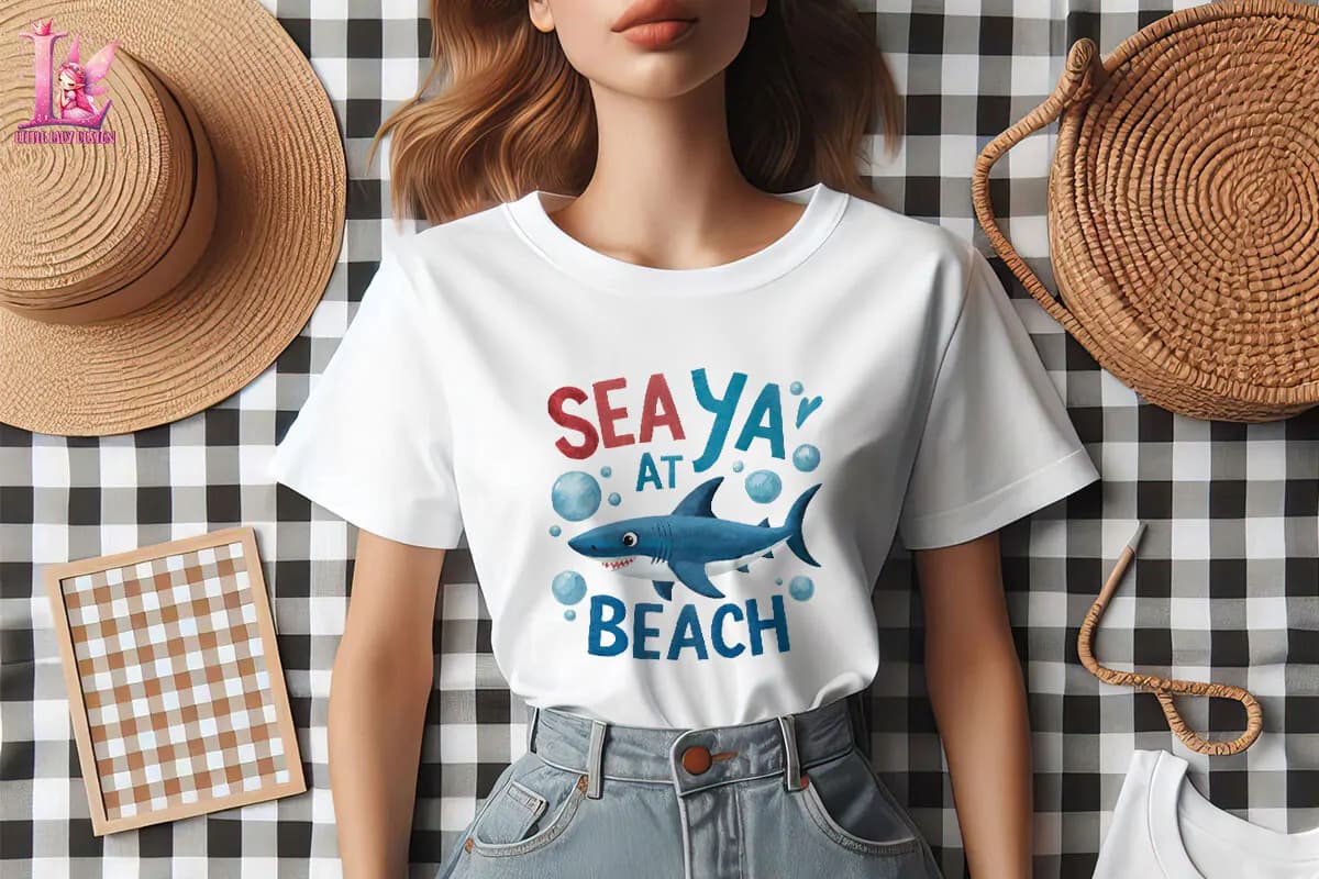 طرح تیشرت See Ya at Beach — تصویر ۵