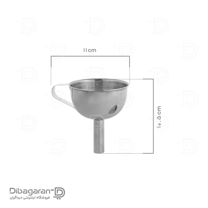 قیف استیل صافی دار ریور کد 8505 — تصویر ۵