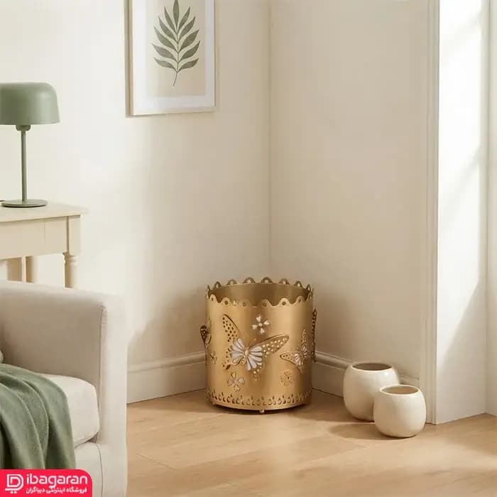 ست جعبه دستمال کاغذی و سطل زباله ریور مدل 4086 — تصویر ۶