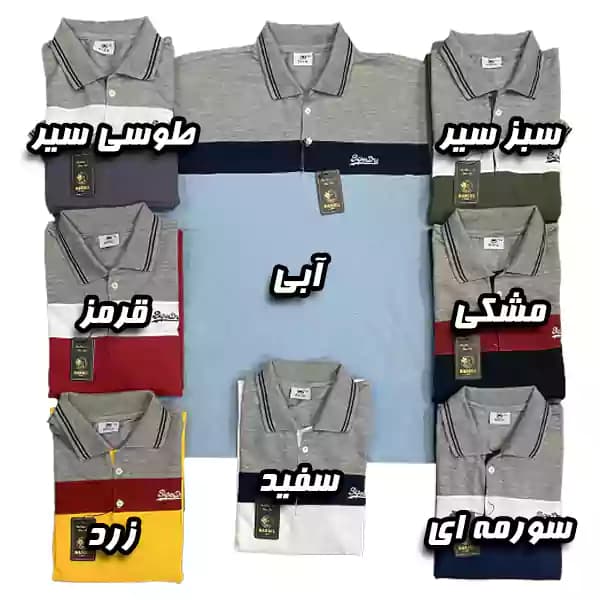 پولوشرت سوزنی سایز بزرگ5866 — تصویر ۵