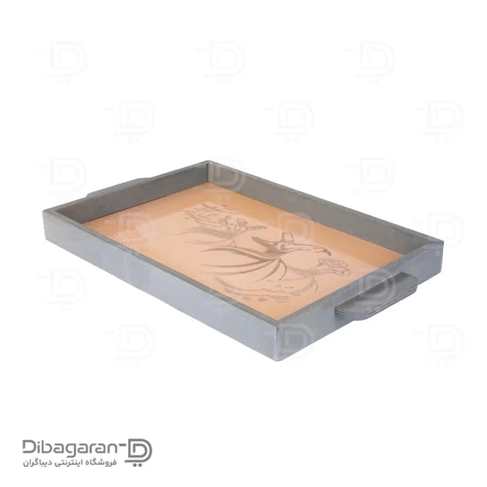سینی چوبی ریور طرح رقص سماع مدل 2330