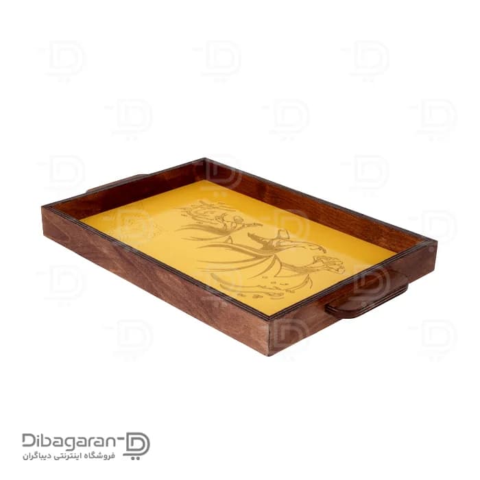 سینی چوبی ریور طرح رقص سماع مدل 2330 — تصویر ۲